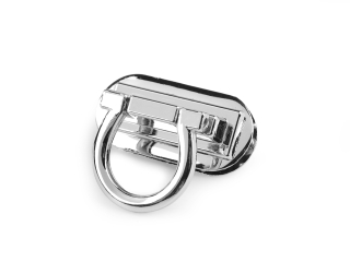 Sada zapínání na kabelku - 20 x 42 mm, nikl